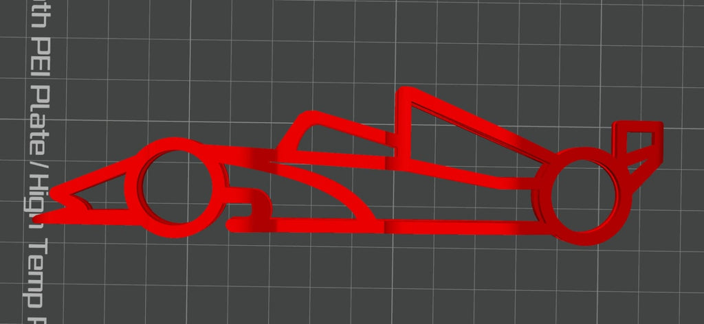 Formula one Car & Flip Text
