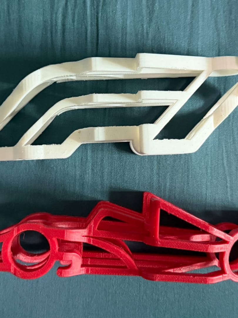 Formula one Car & Flip Text