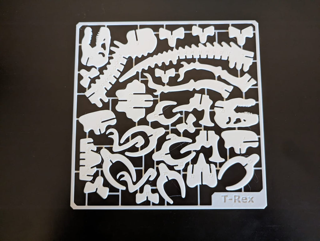 T-Rex Skeleton Kit Card
