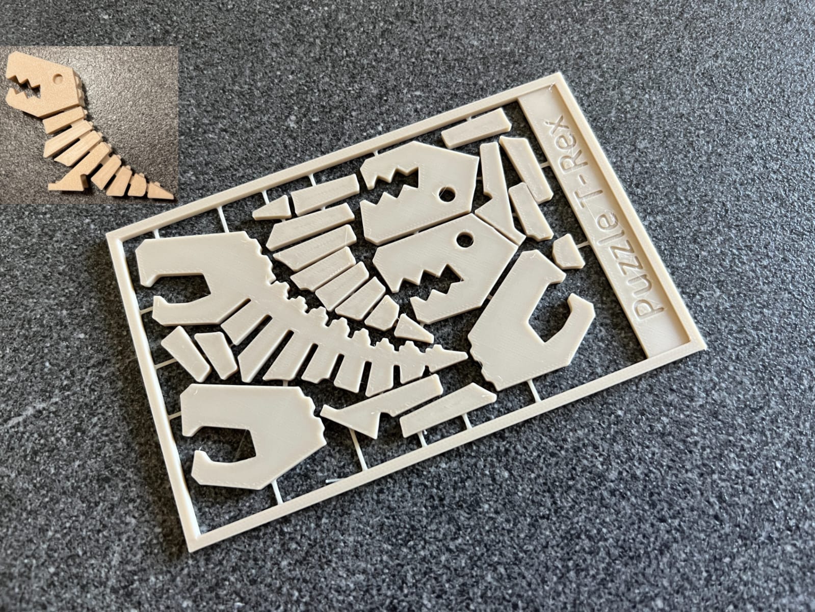 T-Rex Mini Kit Card Puzzle